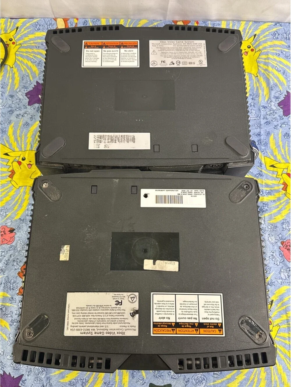 Original Xbox Repair Lot 2 Consoles Parts Restoration AS IS Read